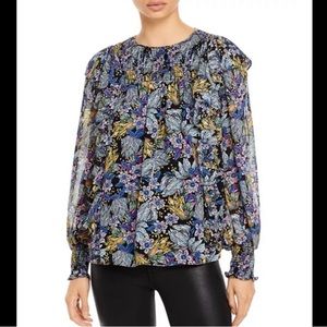 Cinq à Sept Multicolor Floral Blouse